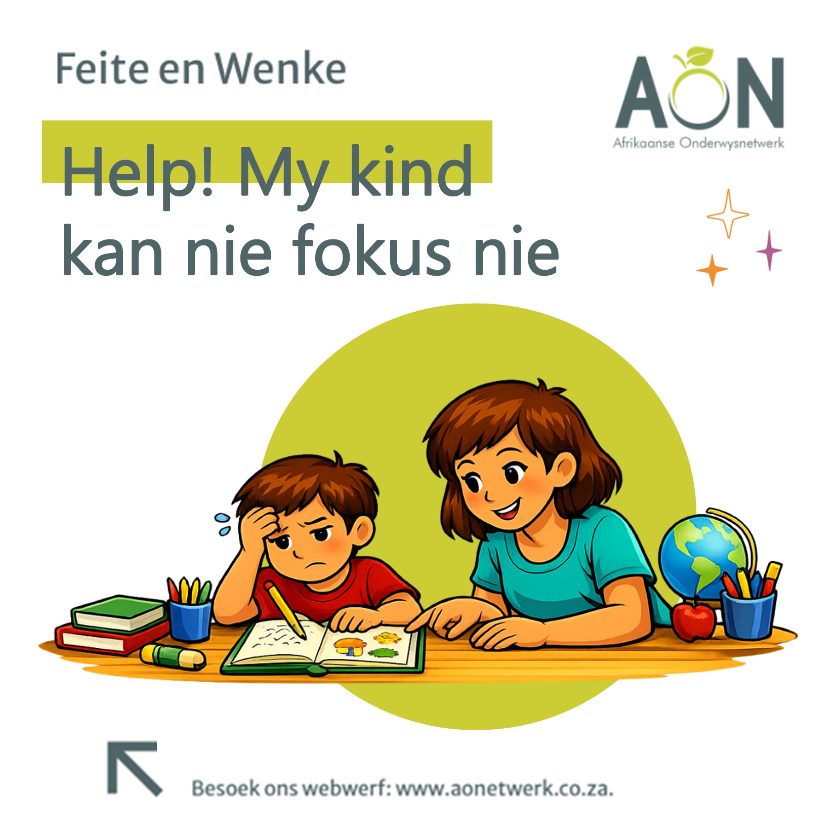 DEKBLAD help my kind kan nie fokus nie